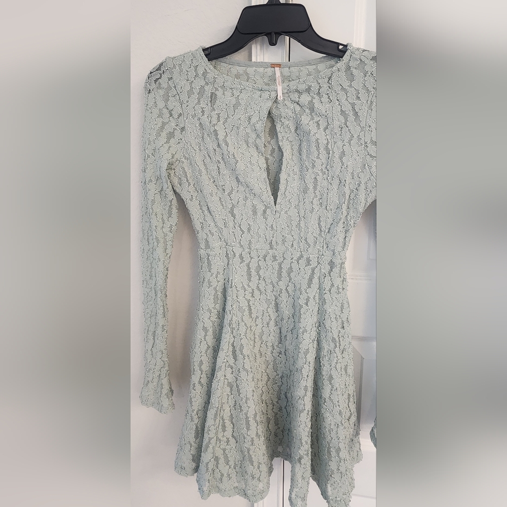 Free people mint dress size small